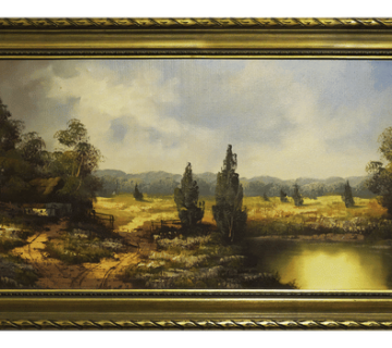 How to Frame Paint by Numbers