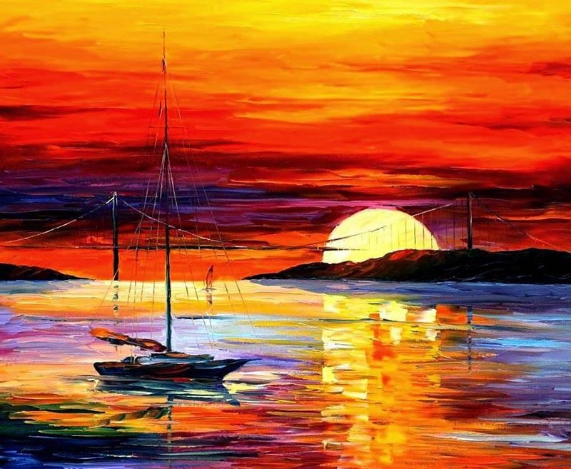 Sunset Over Serenity Lake